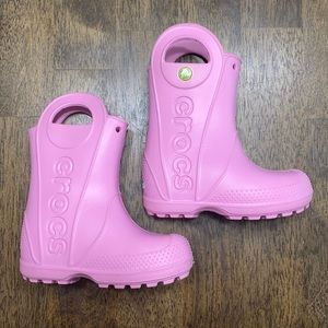 Crocs Handle Rain boots Pink size 8